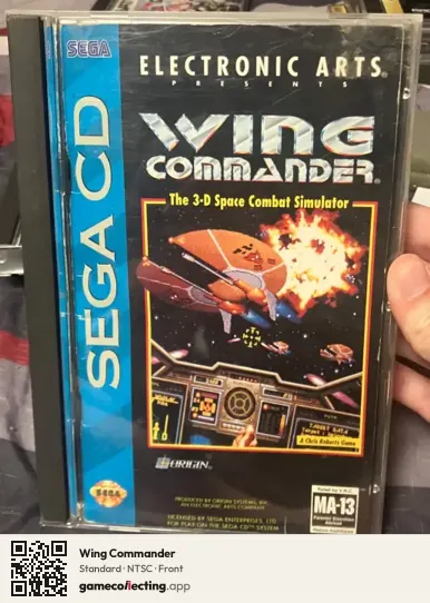 Wing Commander Sega Mega-CD / Sega CD, NTSC box front
