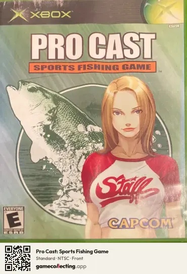 Pro Cast: Sports Fishing Game Xbox, NTSC box front