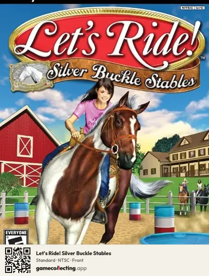 Let's Ride! Silver Buckle Stables PlayStation 2, NTSC box front