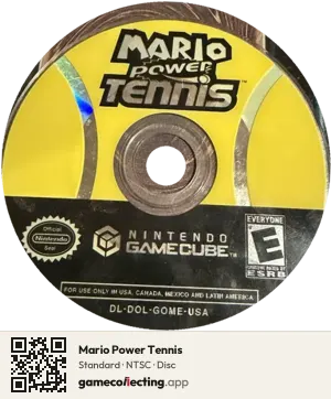 Mario Power Tennis Nintendo GameCube, NTSC disc