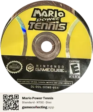 Mario Power Tennis Nintendo GameCube, NTSC disc
