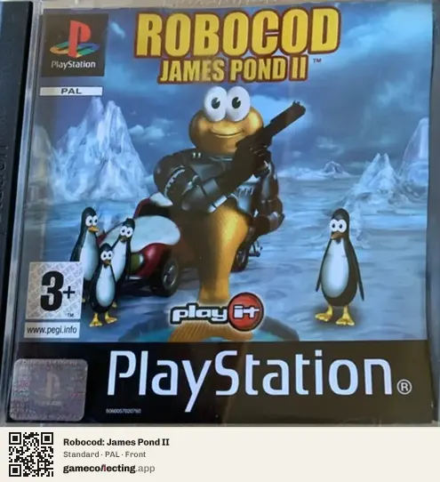 Robocod: James Pond II PlayStation, PAL box front