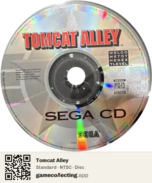Tomcat Alley Sega Mega-CD / Sega CD, NTSC disc