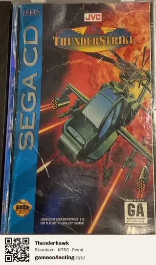 Thunderhawk Sega Mega-CD / Sega CD, NTSC box front