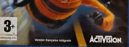 Bee Movie Game, the PEGI square on its front