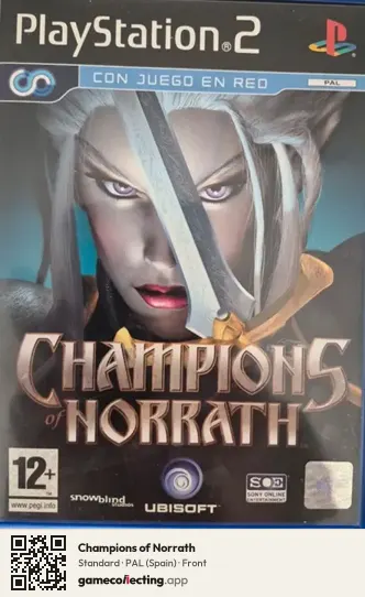 Champions of Norrath PlayStation 2, Spain box front