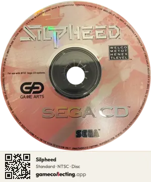 Silpheed Sega Mega-CD / Sega CD, NTSC disc