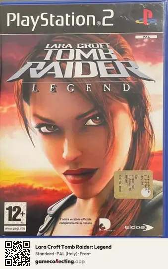 Lara Croft Tomb Raider: Legend PlayStation 2, Italy box front