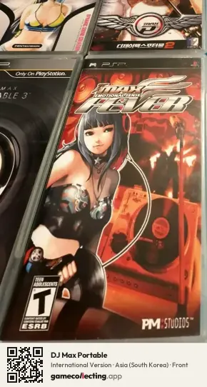 DJ Max Portable PlayStation Portable, South Korea box front