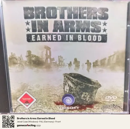 Brothers in Arms: Earned in Blood Computer, Germany box front