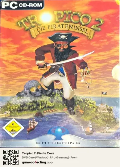 Tropico 2: Pirate Cove Computer, Germany box front