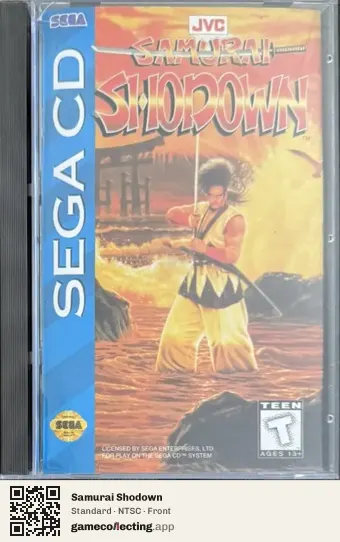 Samurai Shodown Sega Mega-CD / Sega CD, NTSC box front