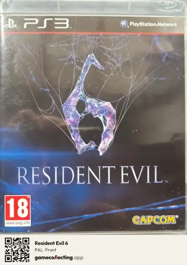 Resident Evil 6 PlayStation 3, PAL box front