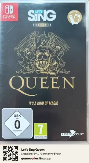 Let's Sing Queen Nintendo Switch, Germany box front