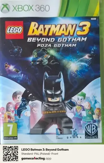 LEGO Batman 3: Beyond Gotham Xbox 360, Poland box front