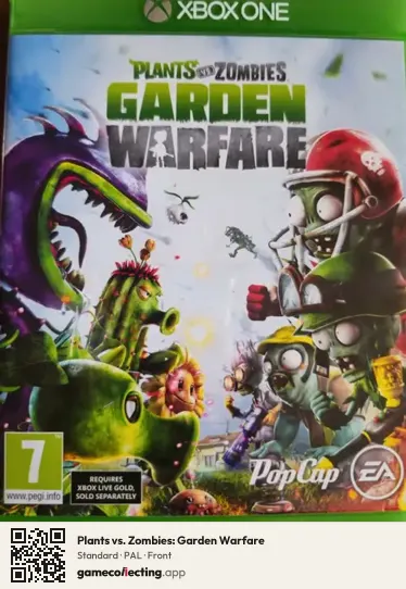 Plants vs. Zombies: Garden Warfare Xbox One, PAL box front