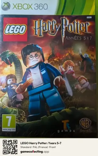 LEGO Harry Potter: Years 5-7 Xbox 360, France box front