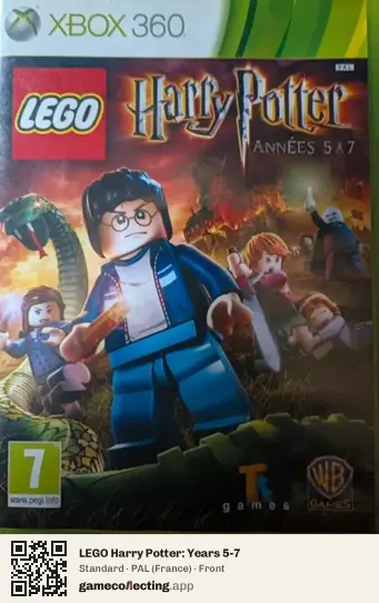 LEGO Harry Potter: Years 5-7 Xbox 360, France box front