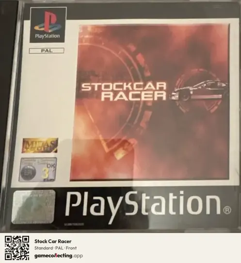 Stock Car Racer PlayStation, PAL box front