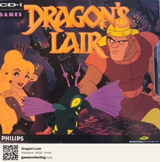 Dragon's Lair Philips CD-i, NTSC box front
