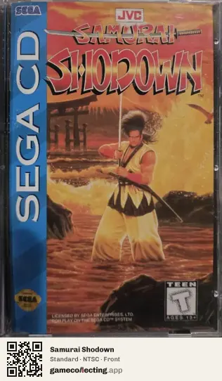 Samurai Shodown Sega Mega-CD / Sega CD, NTSC box front