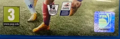 FIFA 15, the PEGI square on its front