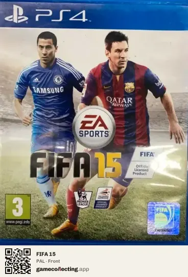 FIFA 15 PlayStation 4, PAL box front