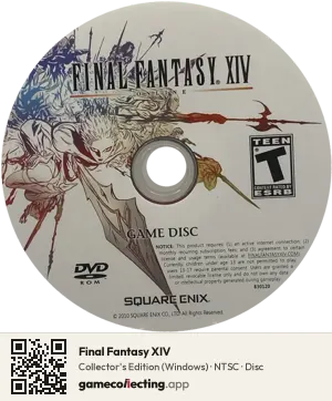 Final Fantasy XIV Computer, NTSC disc