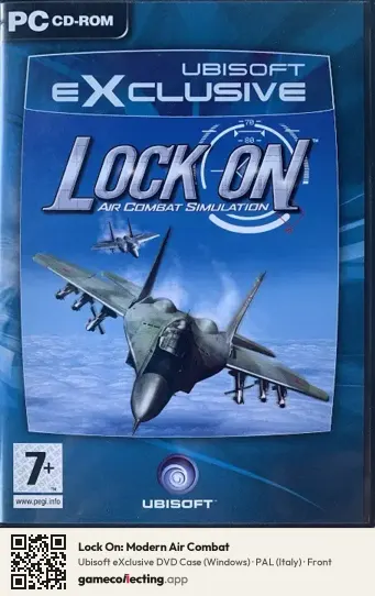 Lock On: Modern Air Combat Computer, Italy box front