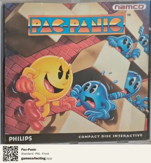 Pac-Panic Philips CD-i, PAL box front