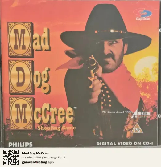 Mad Dog McCree Philips CD-i, Germany box front