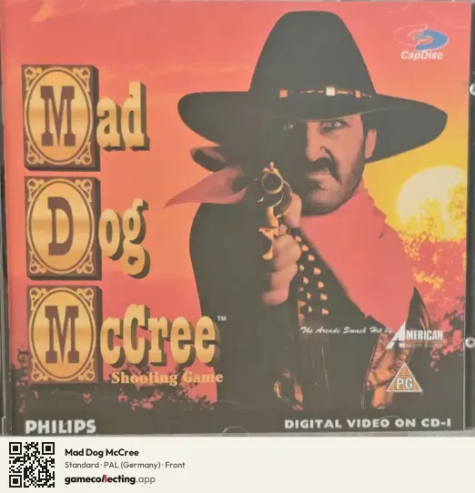 Mad Dog McCree Philips CD-i, Germany box front