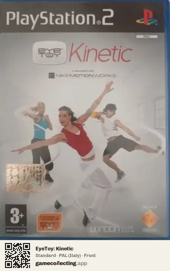 EyeToy: Kinetic PlayStation 2, Italy box front