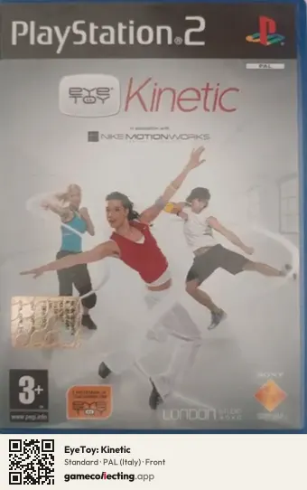 EyeToy: Kinetic PlayStation 2, Italy box front