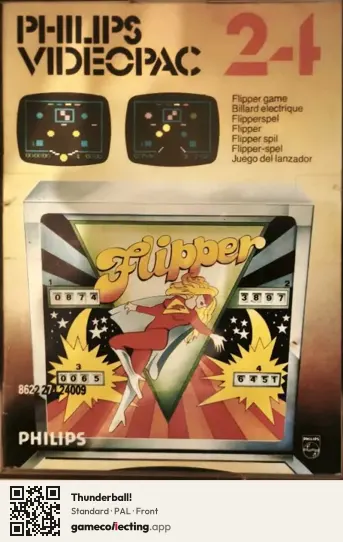 Thunderball! Magnavox Odyssey 2, PAL box front