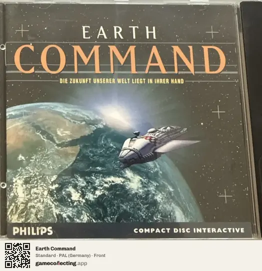 Earth Command Philips CD-i, Germany box front