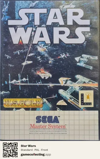 Star Wars Sega Master System, PAL box front