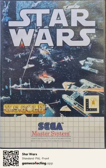 Star Wars Sega Master System, PAL box front