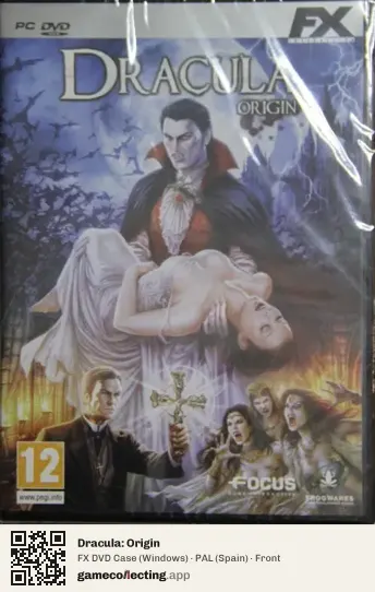 Dracula: Origin Computer, Spain box front