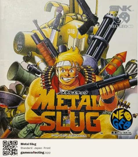 Metal Slug Neo Geo CD, Japan box front