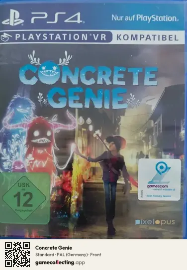 Concrete Genie PlayStation 4, Germany box front