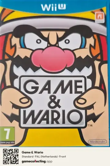 Game & Wario Nintendo Wii U, Netherlands box front
