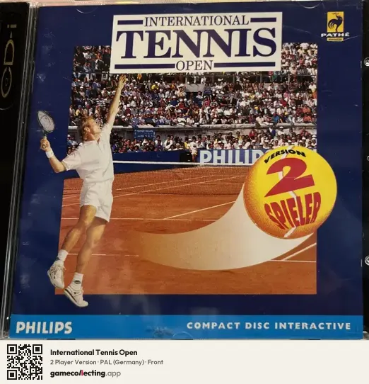 International Tennis Open Philips CD-i, Germany box front