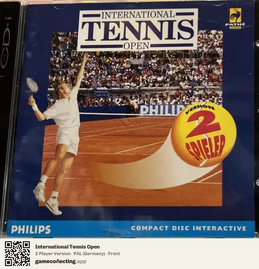International Tennis Open Philips CD-i, Germany box front