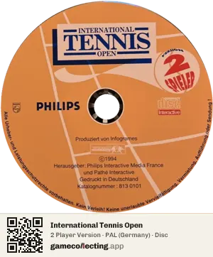 International Tennis Open Philips CD-i, PAL disc