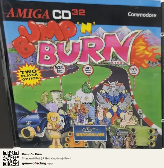 Bump 'n' Burn Amiga CD32, United Kingdom box front
