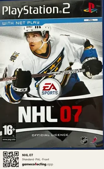 NHL 07 PlayStation 2, PAL box front