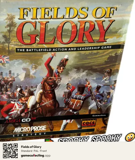 Fields of Glory Amiga CD32, PAL box front