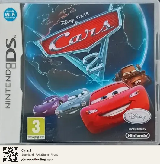 Cars 2 Nintendo DS, Italy box front