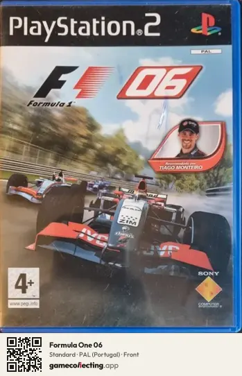 Formula One 06 PlayStation 2, Portugal box front